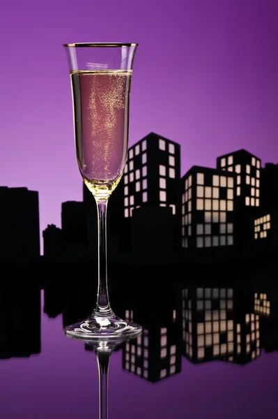 Metropool champagne cocktail — Stockfoto