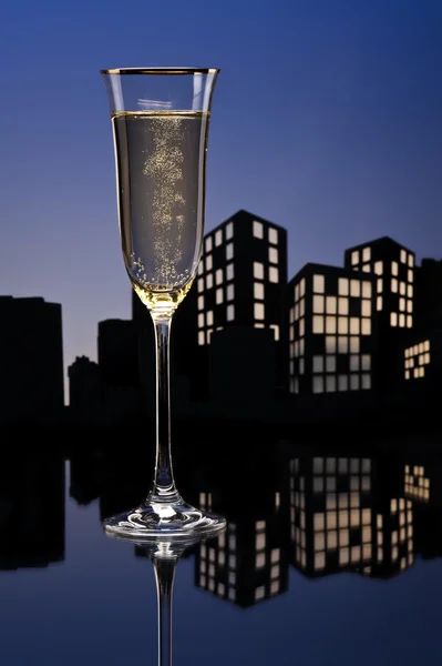 Коктейль Metropolis Champagne — стоковое фото