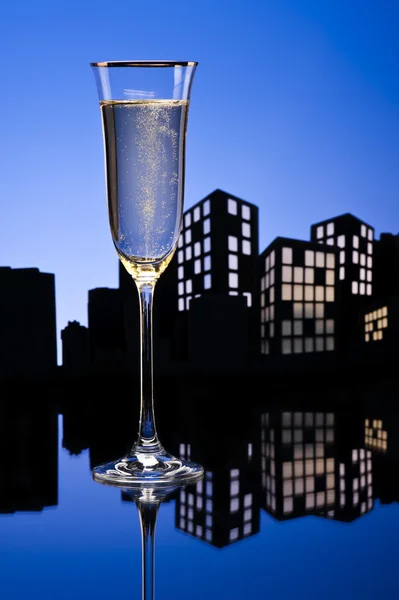 Metropolis Champagne cocktail — Stock Photo, Image