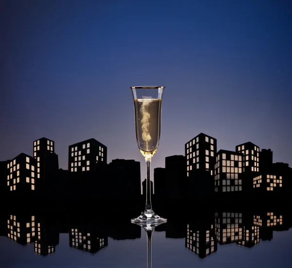 Коктейль Metropolis Champagne — стоковое фото