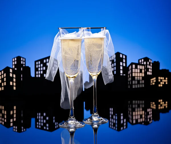 Metropool champagne cocktail lesbische — Stockfoto