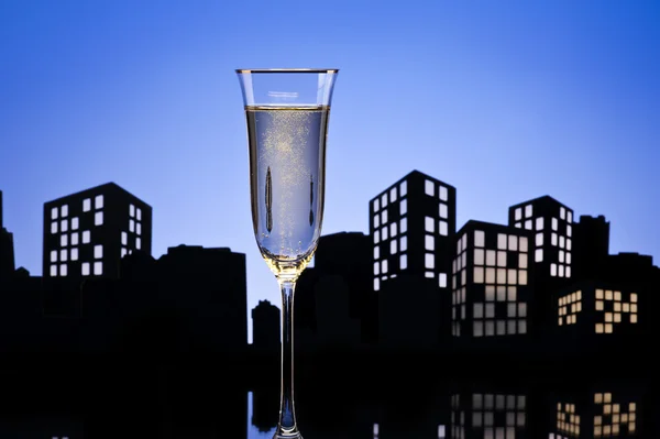 Cóctel de champán Metropolis —  Fotos de Stock