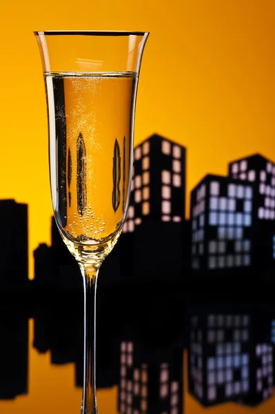 メトロポリスのシャンパン カクテル — ストック写真