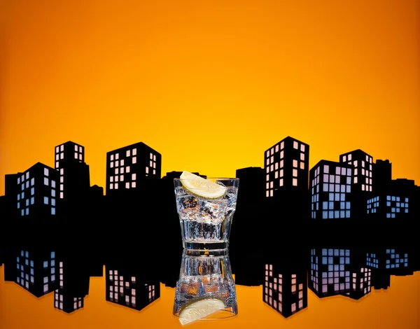 Metropolis Tom Collins cocktail — Stock Photo, Image