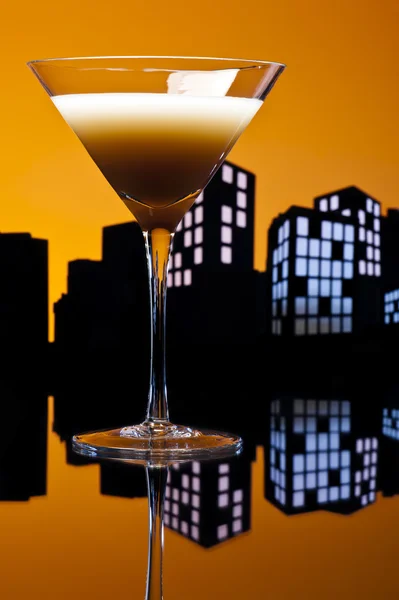 Metropolis kahve martini kokteyl — Stok fotoğraf