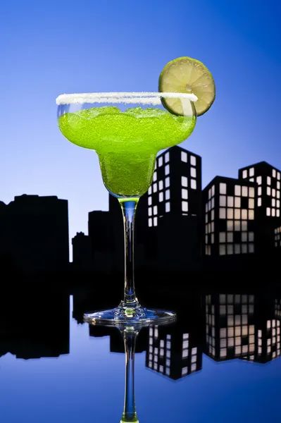 Metropolis verde Margarita cocktail — Fotografia de Stock