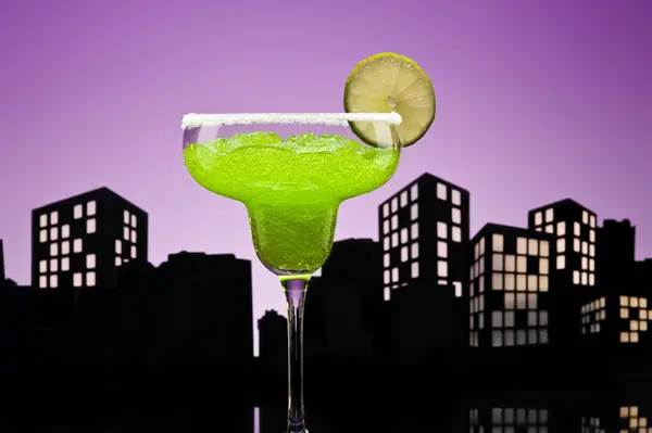 Metropolis verde Margarita cocktail — Fotografia de Stock