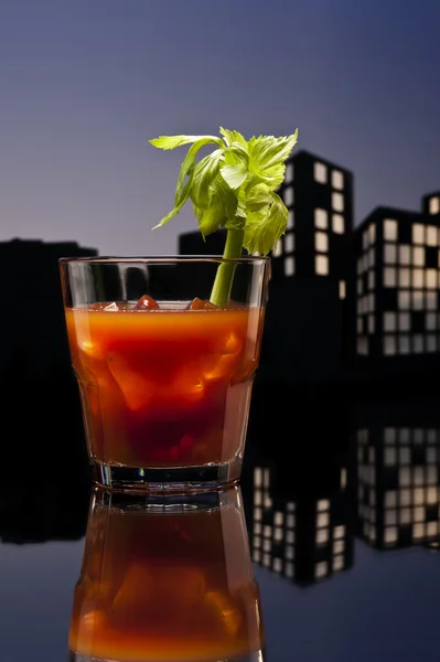 Metrópole bloody mary cocktail — Fotografia de Stock