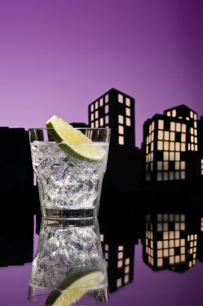 Metropolis Gin Cocktail tônico — Fotografia de Stock