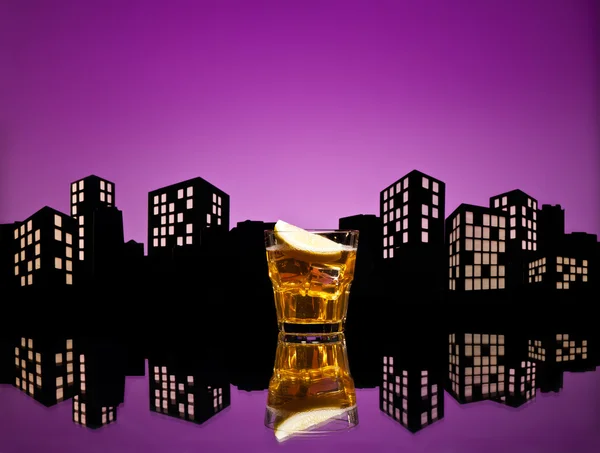 Metropolis Whisky sur cocktail – stockfoto
