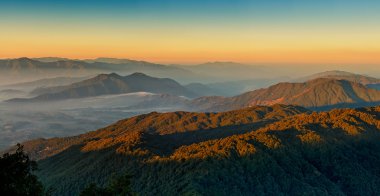 Himalaya Dağları görüntüden mt. shivapuri
