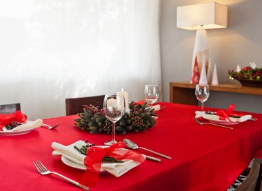 Christmas yemek masası 
