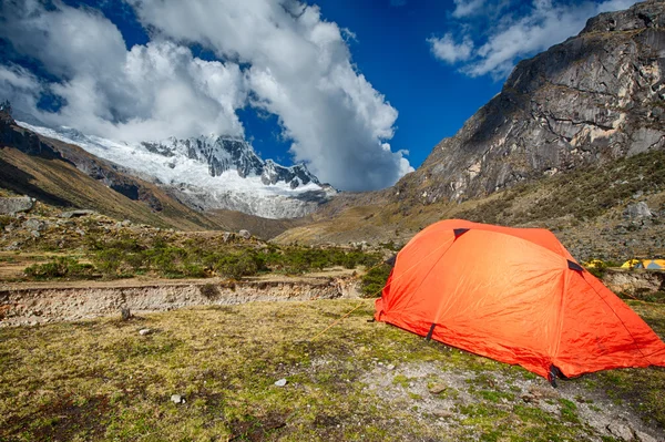 Blick auf Paso Punta Union auf 4750m — Stockfoto