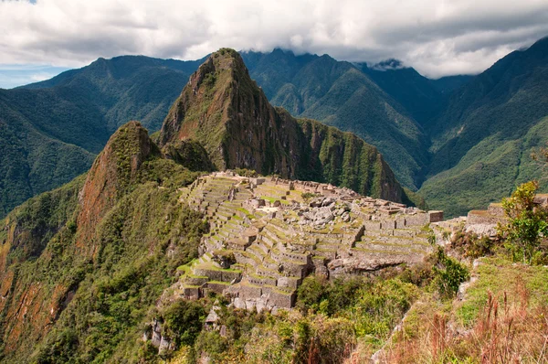 Machu Picchu um sobre vista — Fotografia de Stock