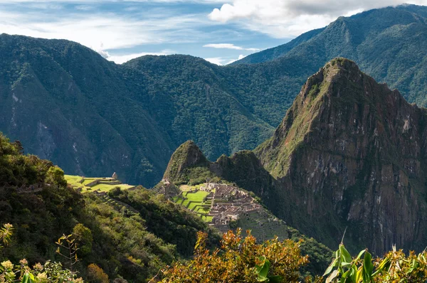 Zobacz na machu picchu — Zdjęcie stockowe