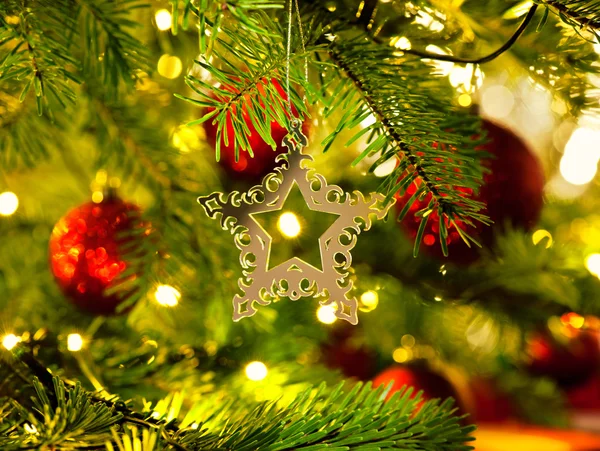 Ornamento in un albero di Natale — Foto Stock