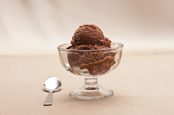 Glace au chocolat — Photo