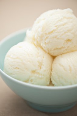 Vanilyalı dondurma.