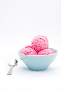 Strawberry ice cream cup  clipart