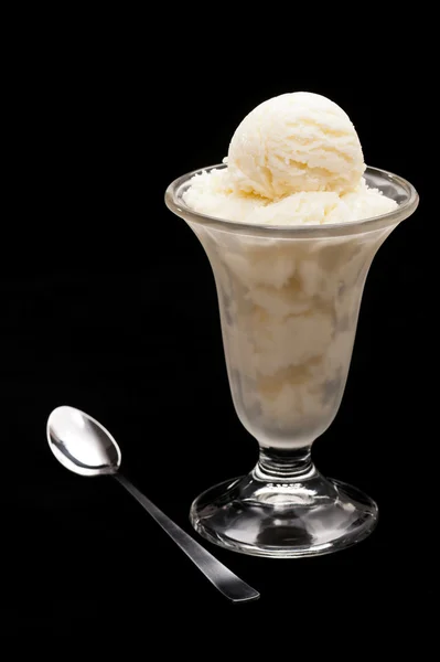 Vanilla ice cream — Stock Photo, Image