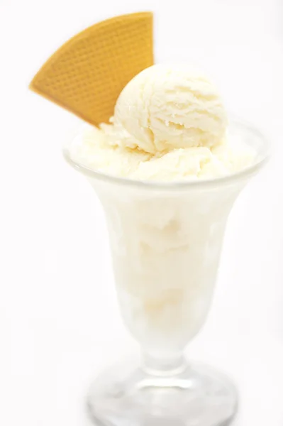 Vanilla ice cream — Stock Photo, Image