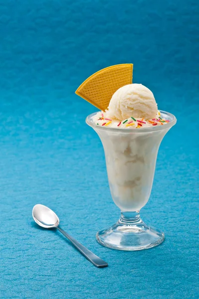 Vanilková zmrzlina — Stock fotografie