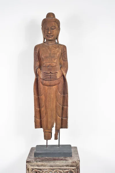 Buda heykeli yan kurulu — Stok fotoğraf