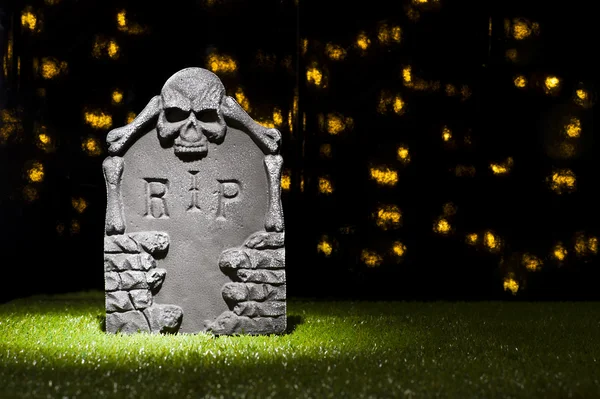 Halloween gravestone — Stock Photo, Image