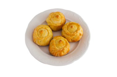 İzole Rus geleneksel börek kurniki.
