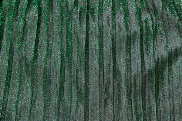 Зелений Блиск Святковий Плісирований Фон Стокове Фото