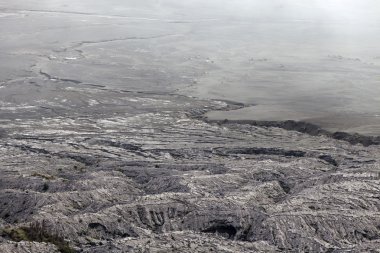 volkanik yanardağ patlama sonra arka plan