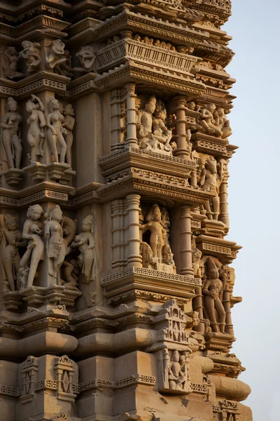 Tapınakta khajuraho, Hindistan — Stok fotoğraf