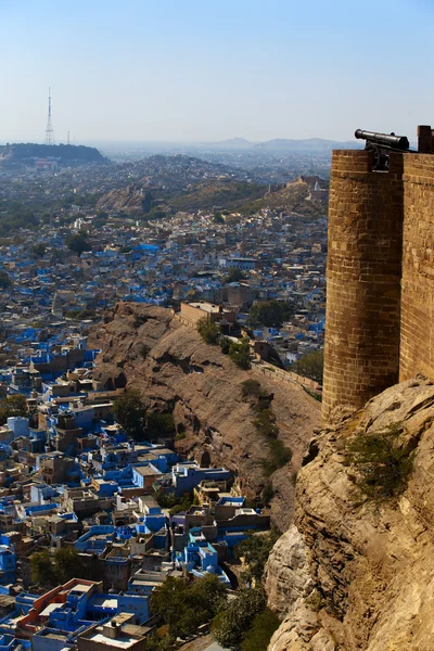 Cidade azul Jodhpur, Índia — Fotografia de Stock