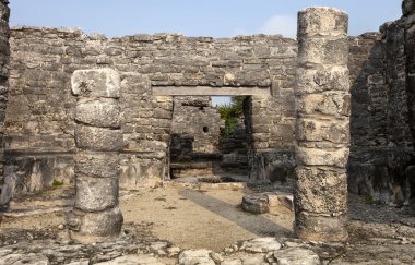mayan ruins yakınındaki plaj, tulum, Meksika