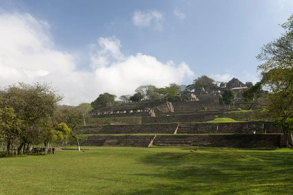 Maya-ruiner i djungeln, tonina i Mexiko — Stockfoto