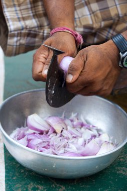 makine bıçak kesim sebze ve Hindistan cevizi