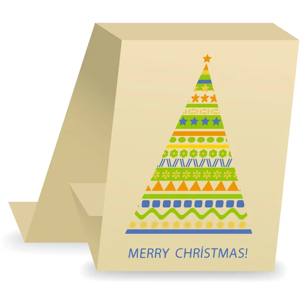 Cartão de Natal abstrato — Fotografia de Stock