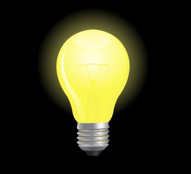 vektör ampul