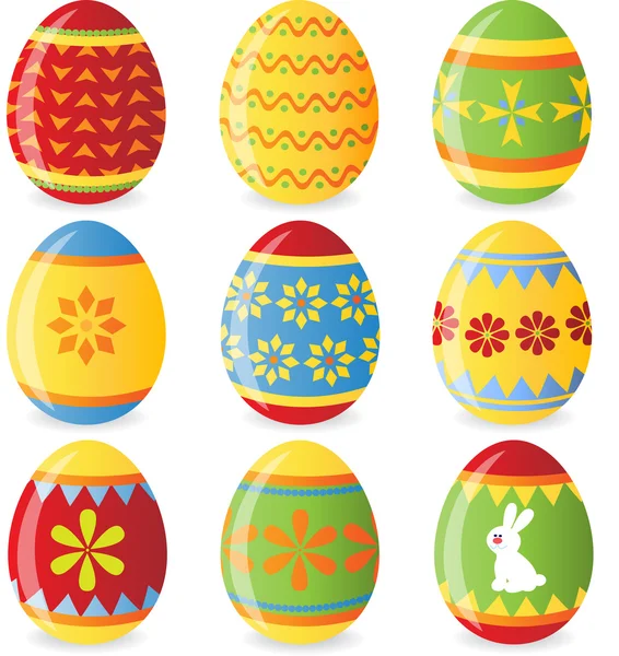 Vector easter eggs — Stock Vector