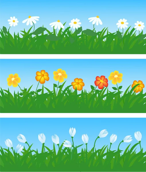 Spring flowers — Stock Vector