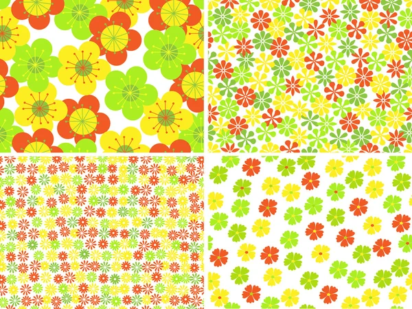 Floral backgrounds — Stock Vector