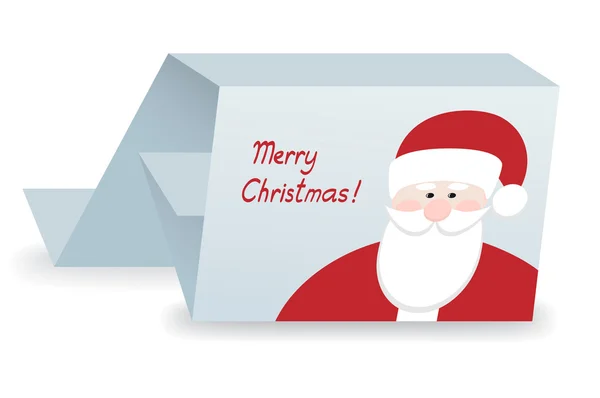 Card with santa claus — Stock Vector