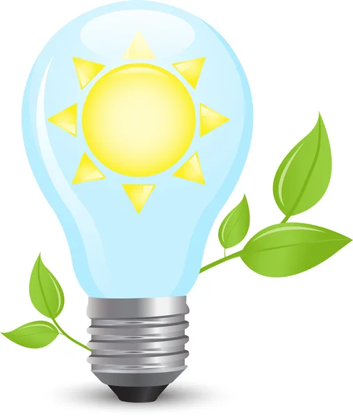 Electric light bulb — Stock Vector