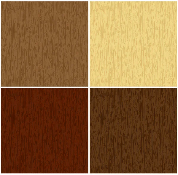 Textura perfeita sem costura de madeira em 4 cores —  Vetores de Stock