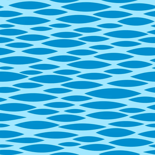 无缝模式与风格化的波浪 — 图库矢量图片