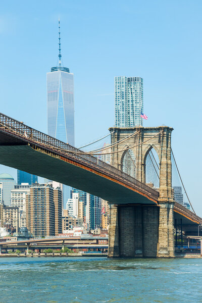 Brooklyn bridge of New York city