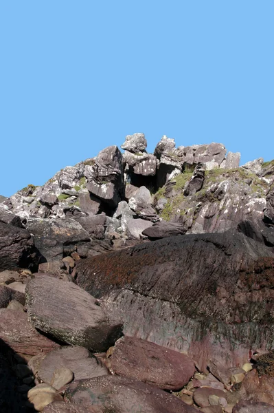 Pico de montaña rocosa — Foto de Stock