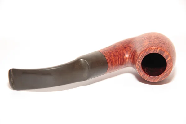 Brown patterned tobacco smoking pipe — Stock Photo, Image