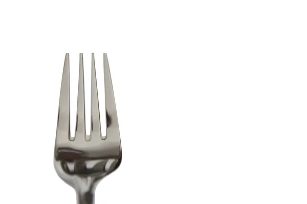 Fork isolated on white with clipping path — Stock Photo, Image