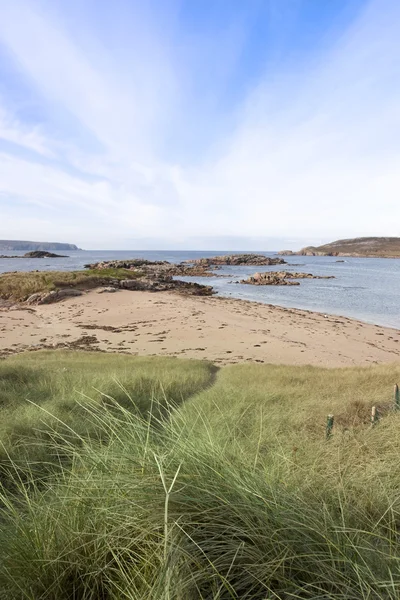 Stranden dunes av en golfbana i county donegal — Stockfoto